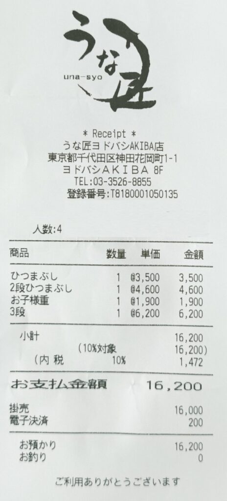 Road to FIRE | ジェイグループホールディングス(3063)の株主優待でうな匠へ行きました。(2025年4月) Road to FIRE | ジェイグループホールディングス(3063)の株主優待でうな匠へ行きました。(2025年4月)